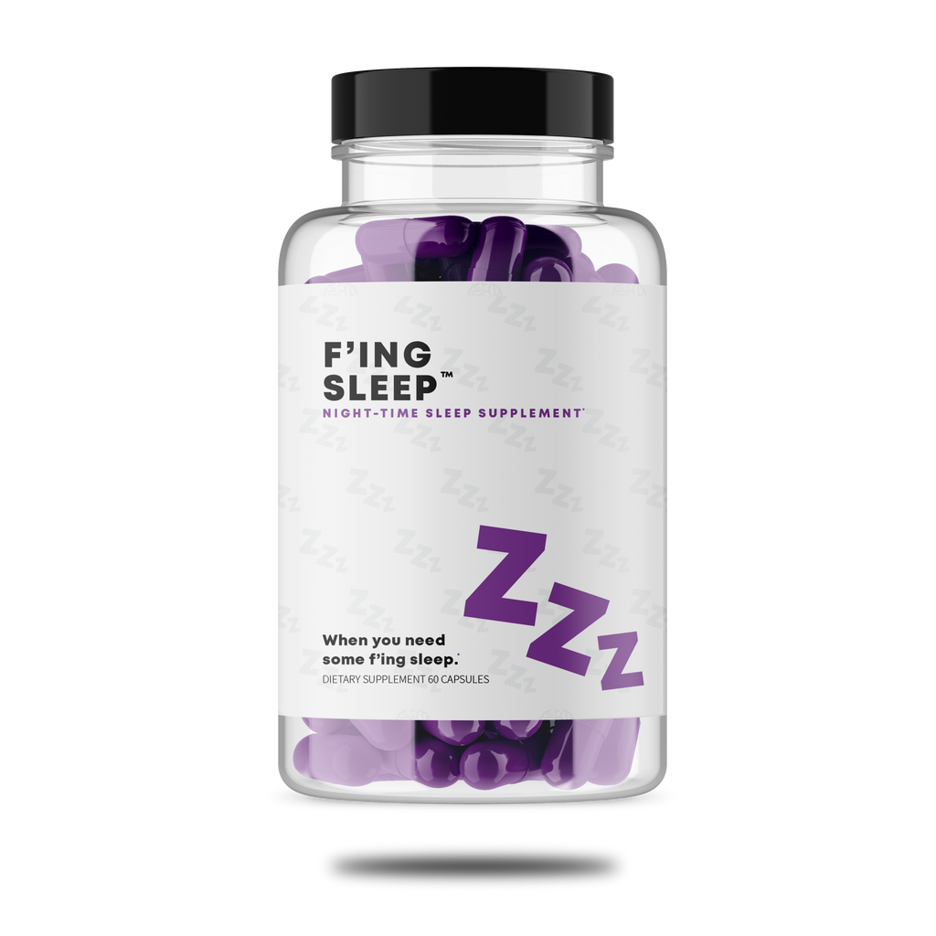 F'ing Sleep Night-Time Sleep Aid Supplement - Best Natural Sleep Aid